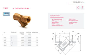 Y LỌC STRAINER  V913