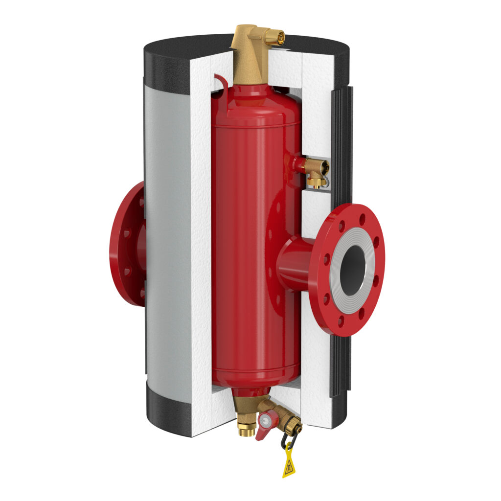 Bộ tách cặn, khử khí thông minh Flamcovent Clean Smart F - ANSI flanges