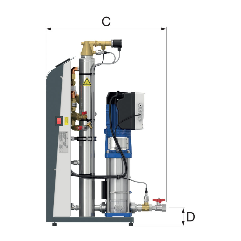 Bơm cấp nước tự động tách khử khí chân không HVAC Vacumat Eco