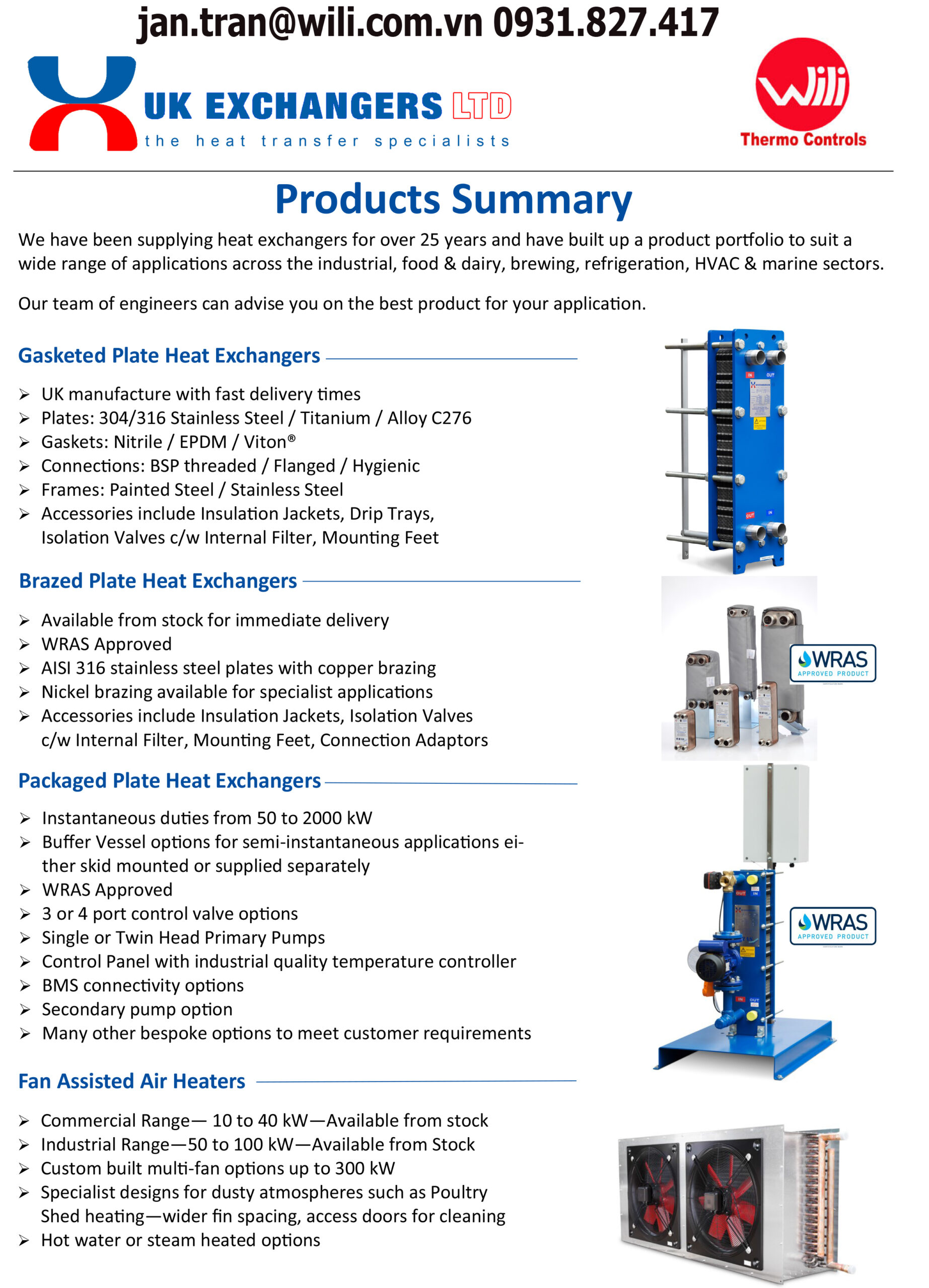 Packaged Plate Heat Exchangers