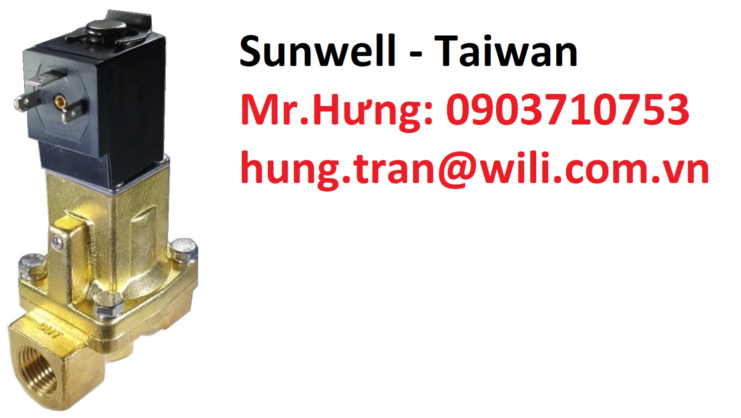 1. WS20 Solenoid Sunwell Taiwan, Đại lý tại Việt Nam