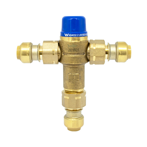 TEMPERING VALVES WITH PEX CONNECTIONS