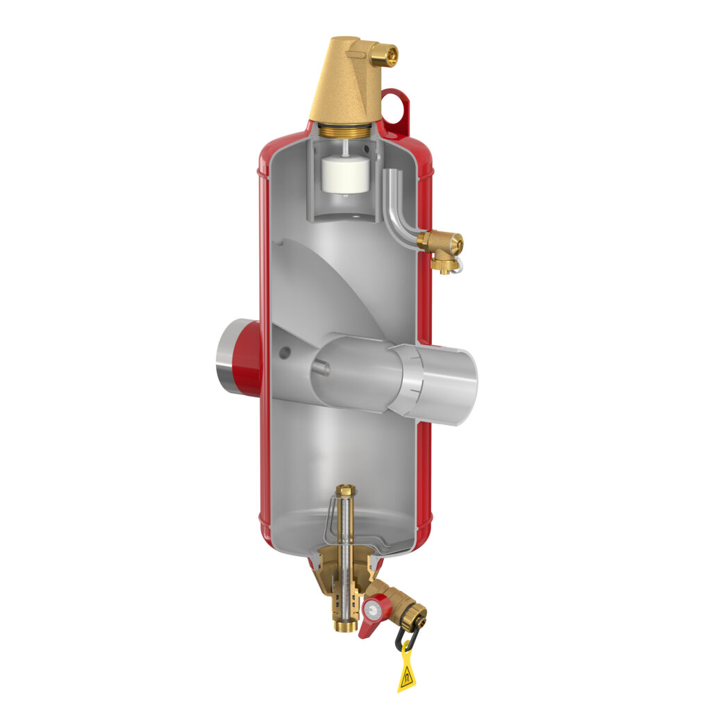 Bộ tách cặn, khử khí thông minh Flamcovent Clean Smart S - 10.0 bar