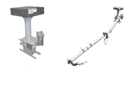 Horizontal Air Curtains for Hot Box Detectors