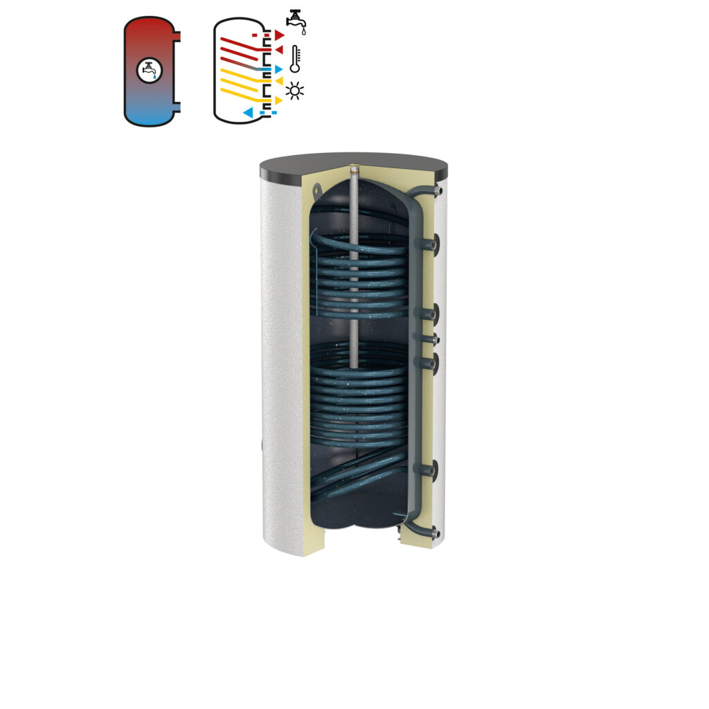 Bồn gia nhiệt nước sạch gián tiếp FlexTherm Duo Solar 200 - 500L